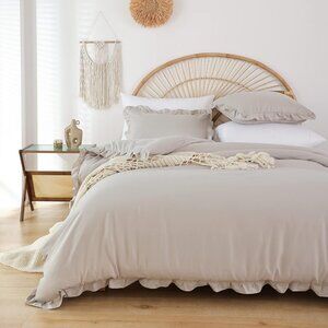 Queen Comforter Set Oatmeal Comforter Queen Size 3PCS